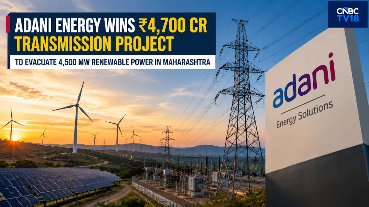 Adani Energy Solutions gewinnt Übertragungsprojekt in Maharashtra im Wert von 4.700 Crore Rupien zur Abführung von 4.500 MW erneuerbarer Energie