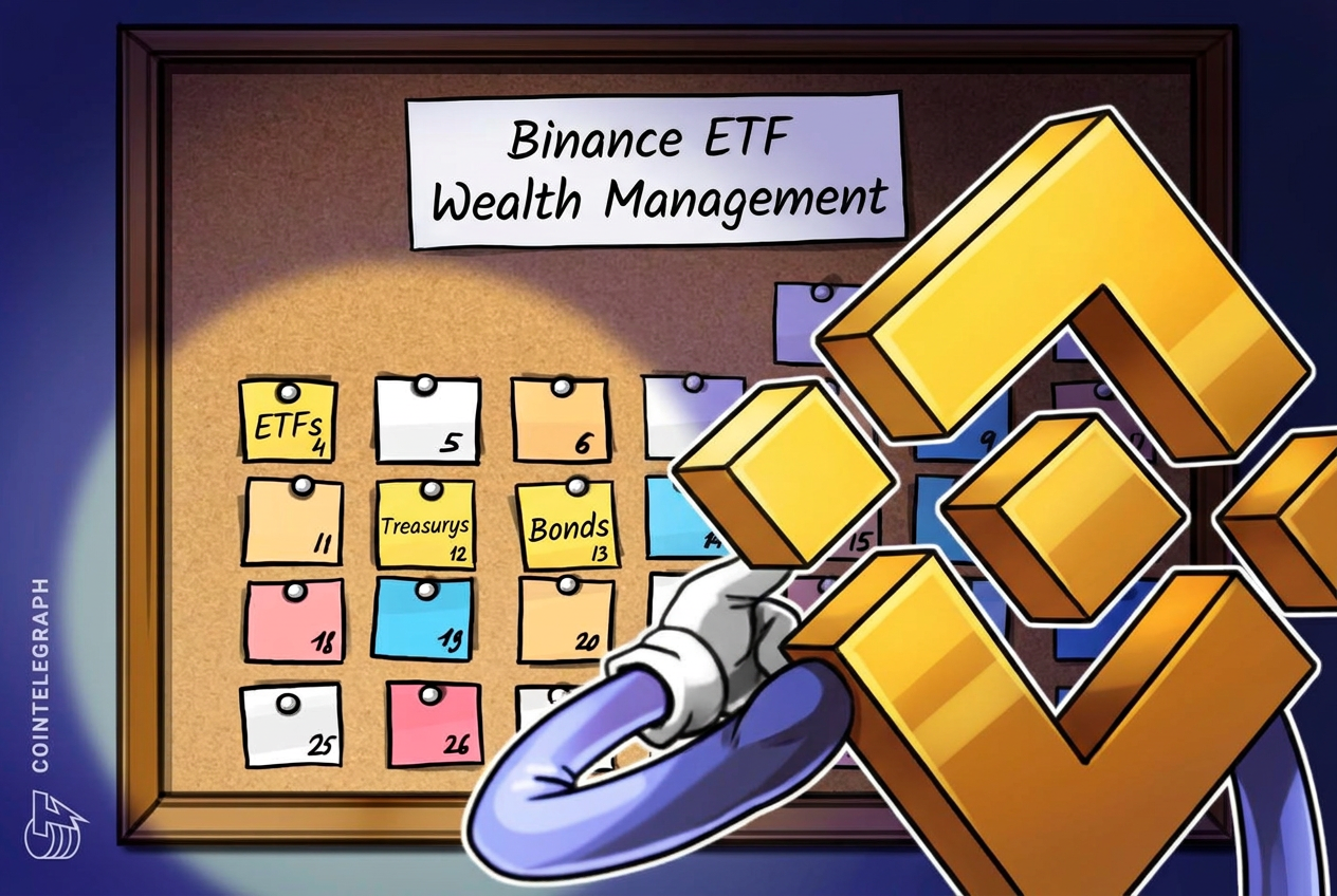 Binance lanceert vermogensbeheerdienst met 11 Amerikaanse ETF's