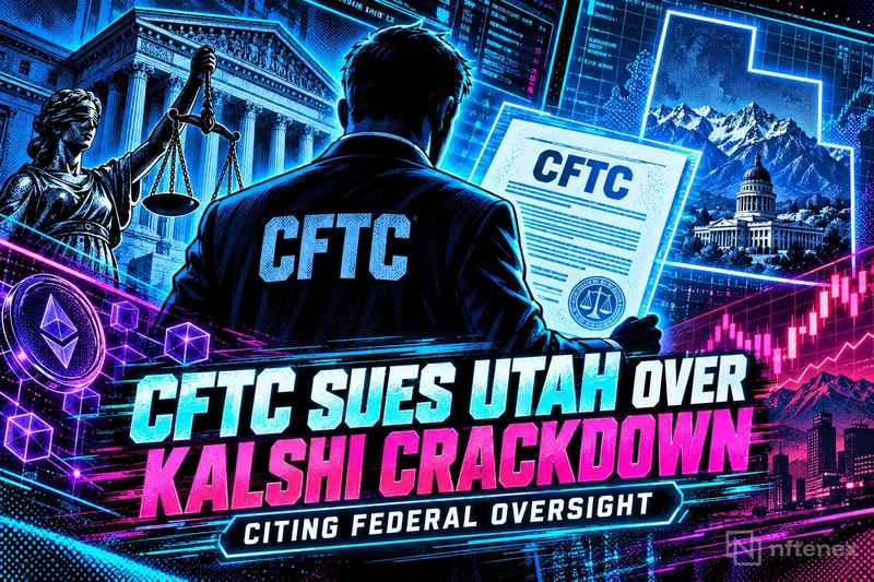 CFTC подала в суд на Юту из-за давления на Kalshi, ссылаясь на федеральный надзор