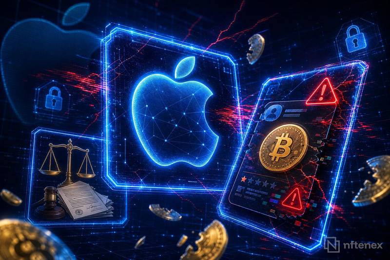Apple affronta una causa federale per presunta app Bitcoin falsa
