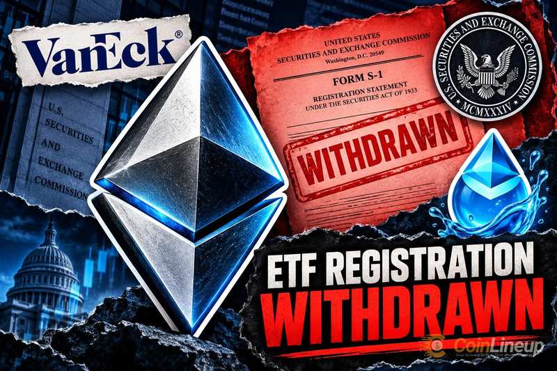 VanEck отозвала регистрацию Lido Staked Ethereum ETF в SEC
